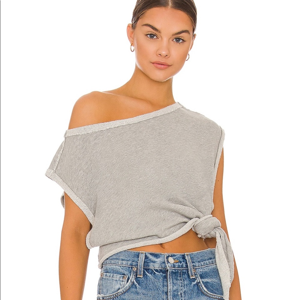 Free People Gray Pullover